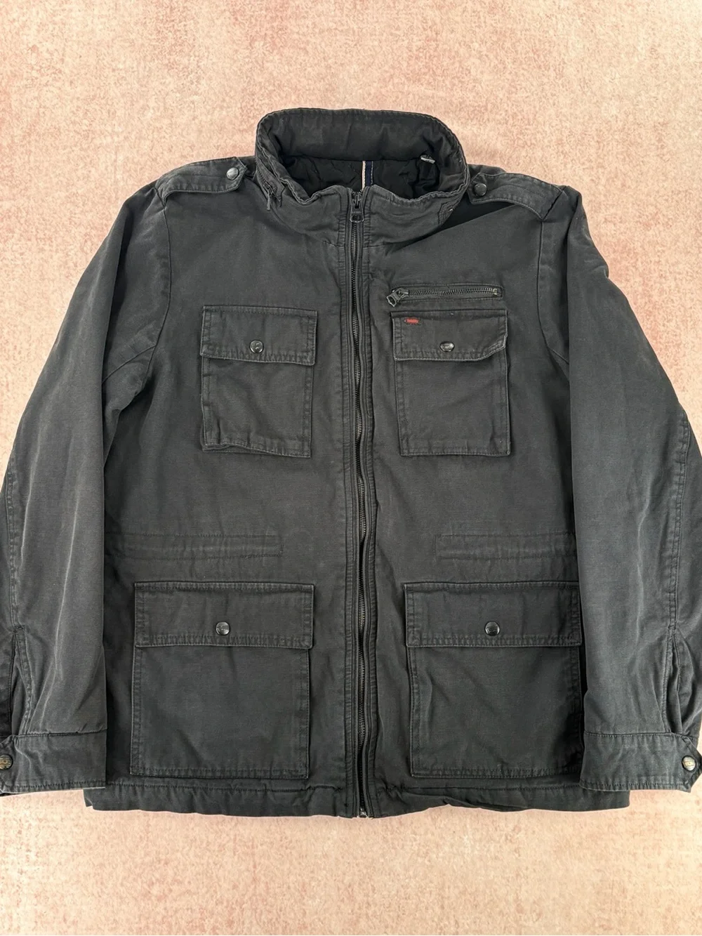 Levi’s Women’s Black Quilted Utility Field Jacket Size M